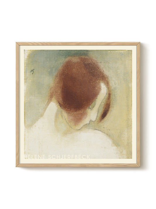 Helene Schjerfbeck - The Red-Haired Girl – modern wall art print, Falcozi Studio