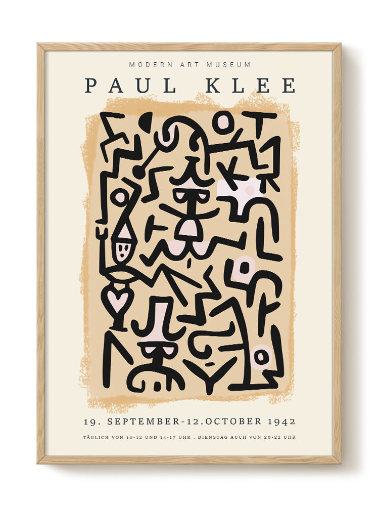 abstract portrait portrait Poster