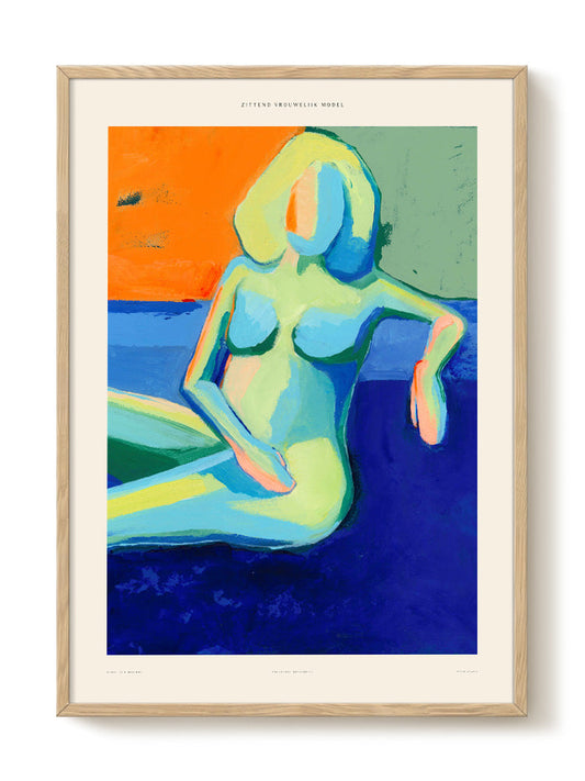 Yente - Vrouwelijk – modern wall art print, Falcozi Studio