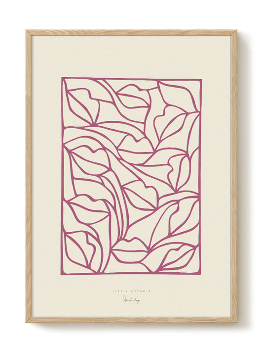 abstract portrait portrait Poster