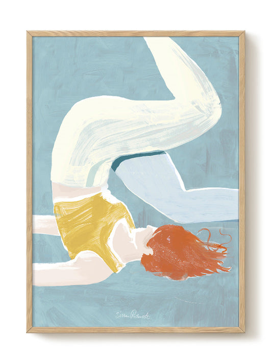 abstract portrait portrait Poster