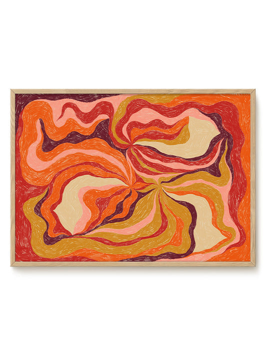 Hanna KL - A Stream of Colors II – modern wall art print, Falcozi Studio