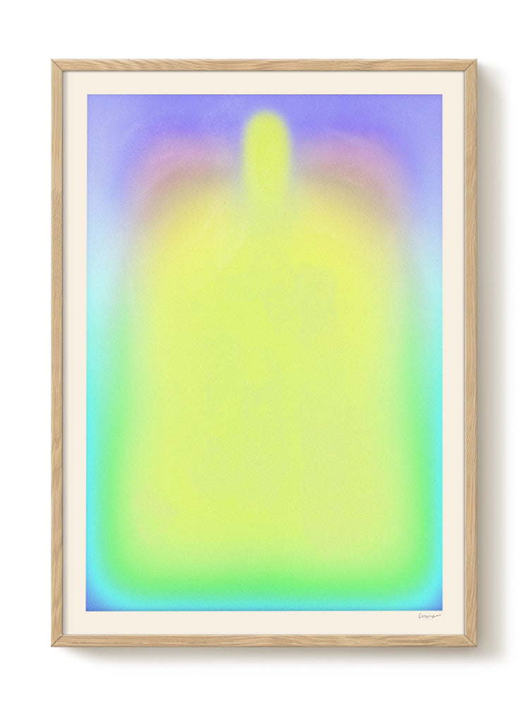 abstract portrait portrait Poster