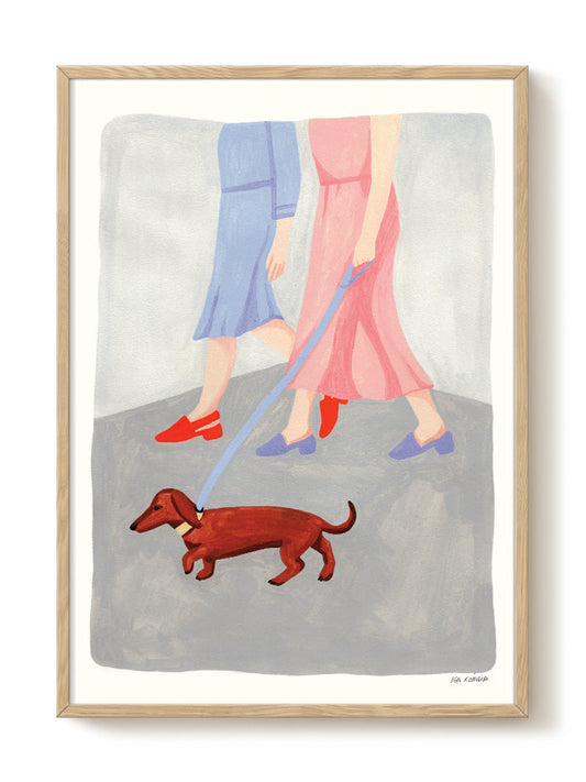 Iga Kosicka - Dog Days – modern wall art print, Falcozi Studio