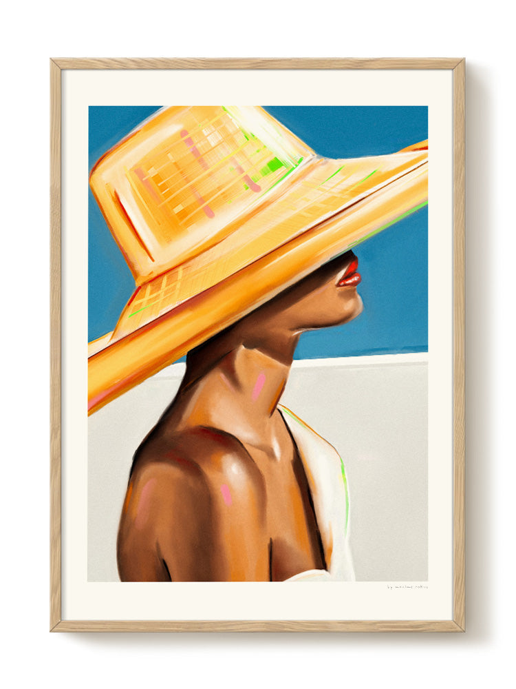 abstract portrait portrait Poster