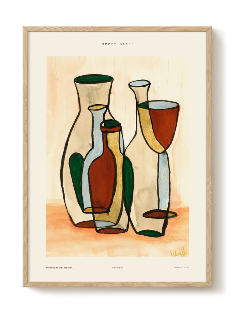 abstract portrait portrait Poster