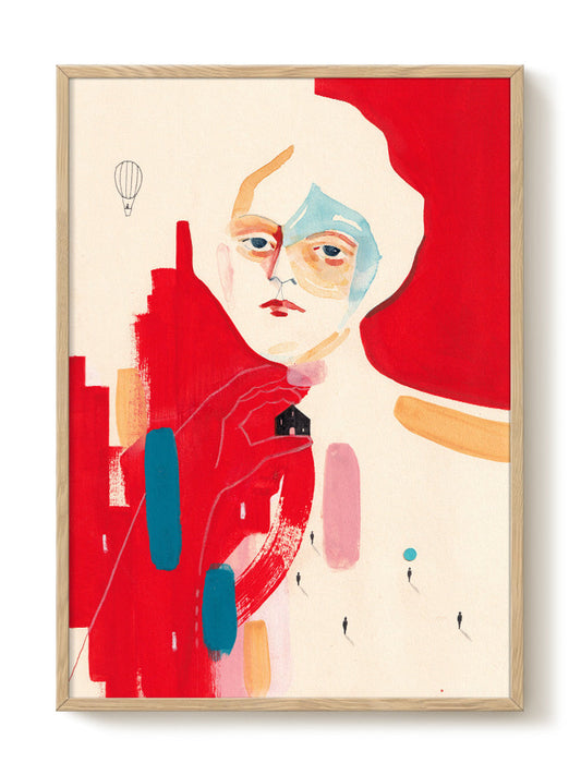 Ángel Hernández - Come A Little Closer – modern wall art print, Falcozi Studio