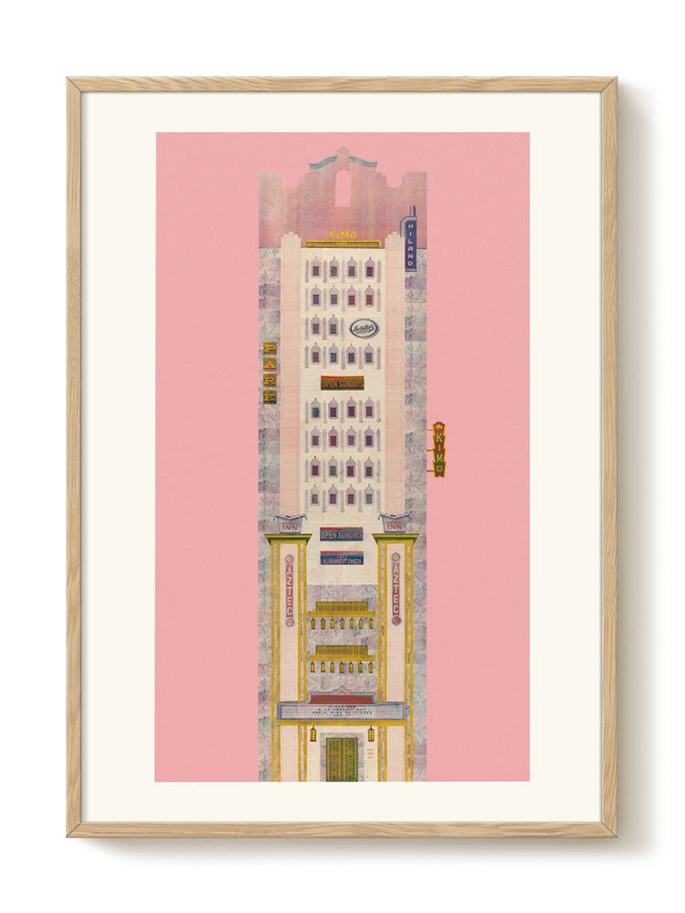 abstract building portrait Poster