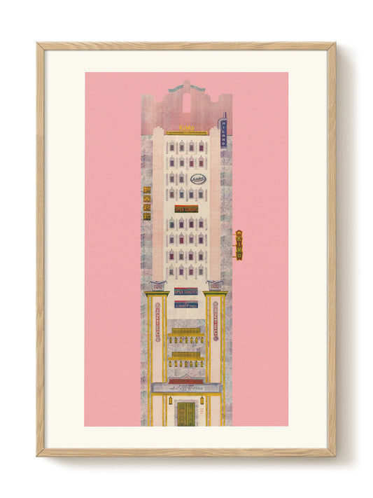 abstract building portrait Poster
