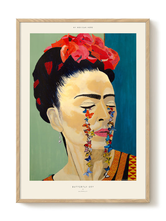 John McDonald - Butterfly Cry – modern wall art print, Falcozi Studio