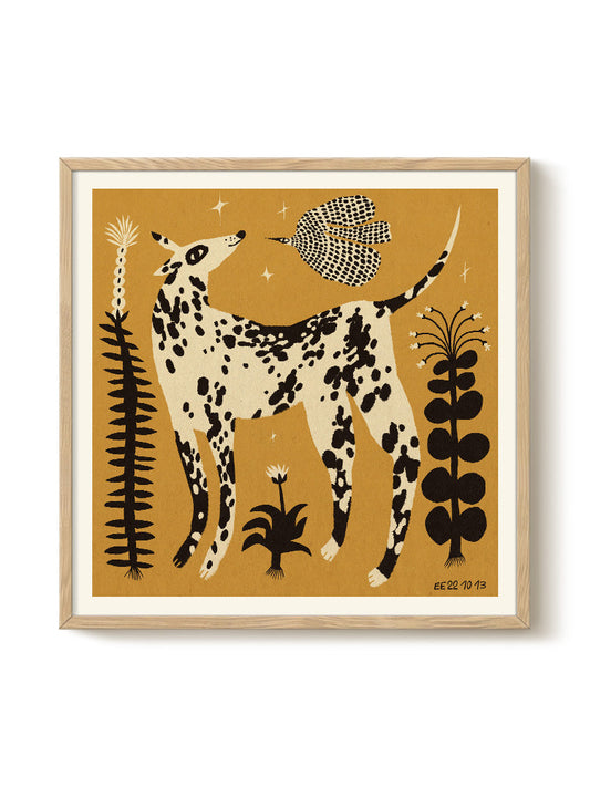 Abstract Birds Print – modern animal wall art, unique design