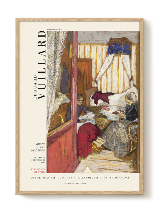 Edouard Vuillard - Woman Sewing – modern wall art print, Falcozi Studio