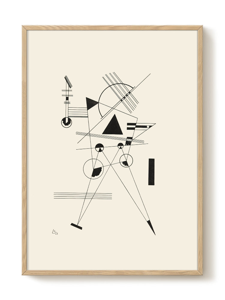 abstract portrait portrait black Poster