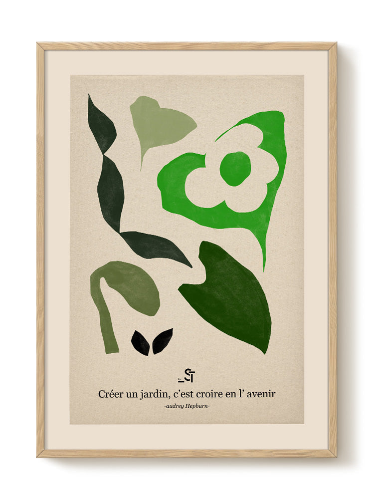 abstract portrait portrait Poster