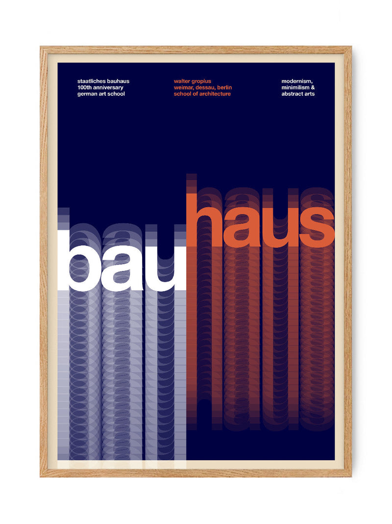 Bauhaus - Walter Gropius poster 1919