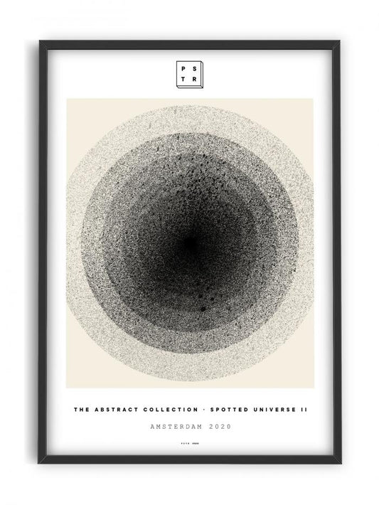 abstract portrait portrait black Poster