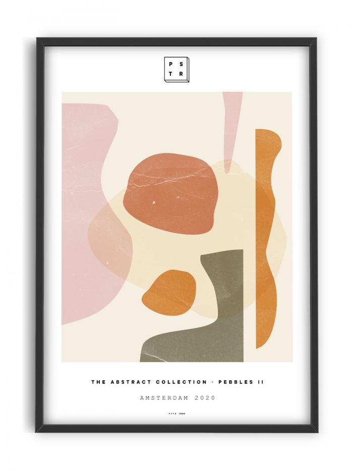 abstract portrait portrait black Poster