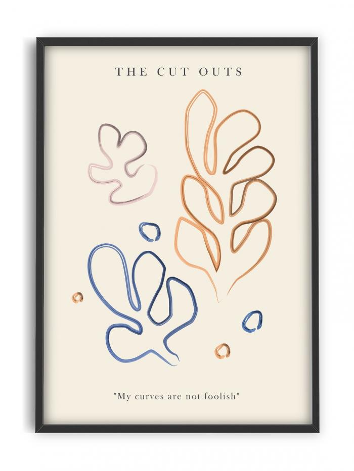 abstract portrait portrait Poster