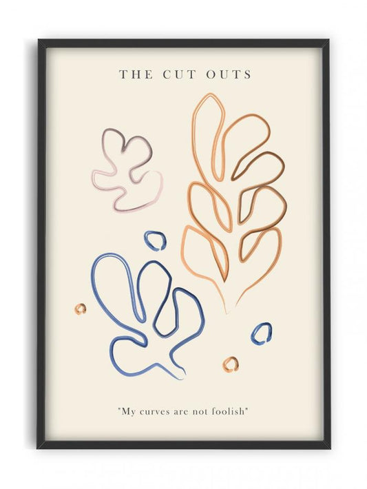 abstract portrait portrait Poster