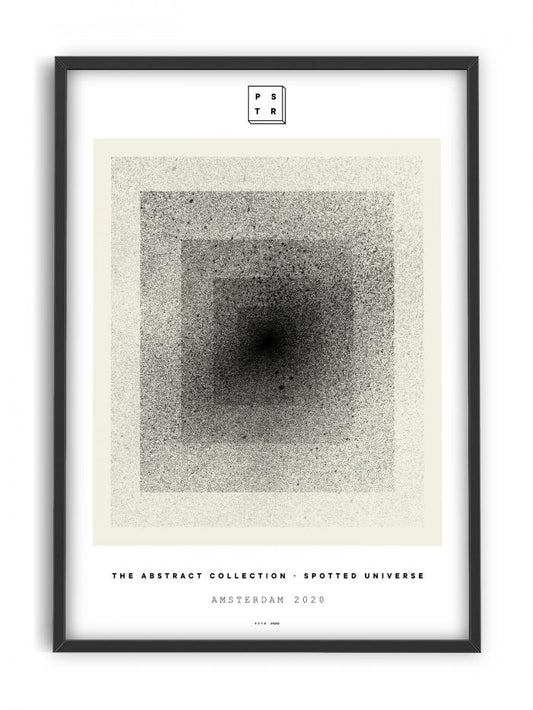 abstract portrait portrait black Poster