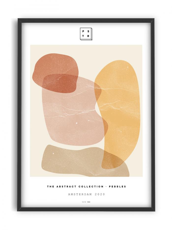 abstract portrait portrait black Poster